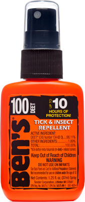 ARB BEN'S 100 INSECT REPELLENT 100% DEET 1.25OZ PUMP (CARDED) - for sale