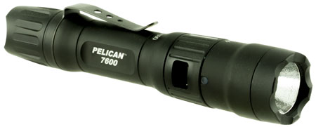 PELICAN 7600 3 COLOR LED LI-ION BLK - for sale