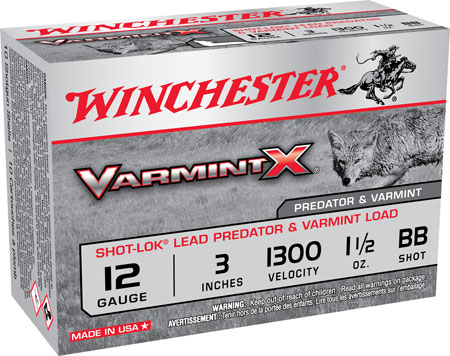 WINCHESTER VARMINT-X 12GA 3" 1.5OZ #BB 1300FPS 10RD 10BX/CS - for sale