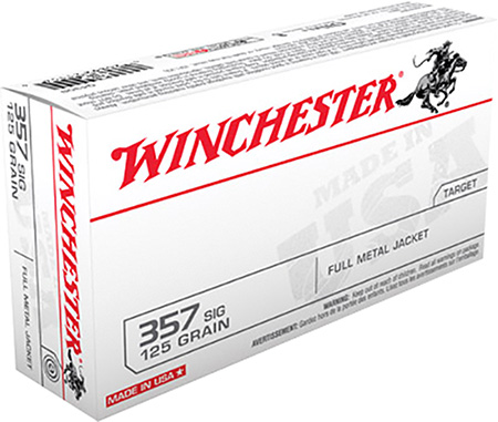 WIN USA 357SIG 125GR FMJ 50/500 - for sale