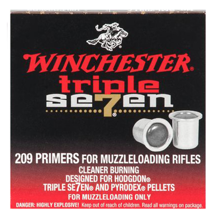 WIN PRIMERS FOR MUZZLELOADING TRIPLE SEVEN 2000 PER CASE - for sale