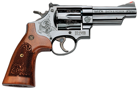 S&W 29 44MAG 4" 6RD BL MACH ENGRVD - for sale
