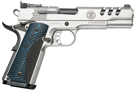 S&W 1911 PERFORMANCE CENTER .45ACP 5" AS SS G10 GRIPS - for sale