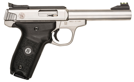 S&W VICTORY 22LR 5.5" 10RD STS AFOS - for sale