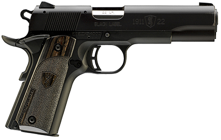 BROWNING 1911-22 BLACK LABEL COMPACT 22LR 3.62" FS BLK/LAM - for sale
