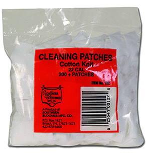 southern bloomer - Cleaning Patches - CTTN KNIT 22 CAL 200PK CLNG PATCHES for sale
