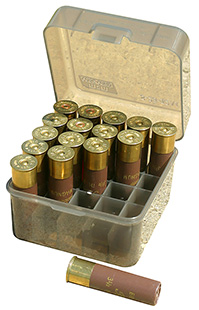 MTM AMMO BOX SHOTSHELL 12/10GA 3.5" SHELLS 25-ROUNDS CLR SMKE - for sale