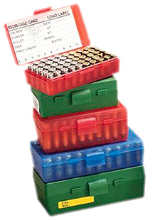 MTM AMMO BOX 9MM LUGER/.380ACP 50-ROUNDS FLIP TOP STYLE GREEN - for sale