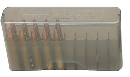 mtm case-gard - Slip-Top Ammo Box - SLIPTOP MED RIFLE CTG BOX 20RD - CLR SMK for sale