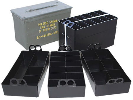 MTM AMMO CAN ORGANIZER 3-PACK FITS ALL .50BMG AMMO CANS - for sale