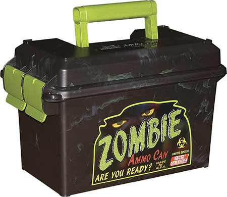mtm case-gard - Ammo Can - AMMO CAN 50 CALIBER BLACK/ZOMBIE GRN for sale