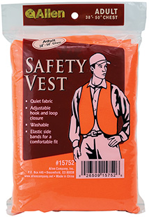 allen company - Safety - ADULT SAFETY VEST CHEST 38-48IN BLZ ORG for sale