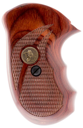 PACHMAYR LAMINATED WOOD GRIPS S&W J-FRAME ROSEWOOD CHECKERED - for sale