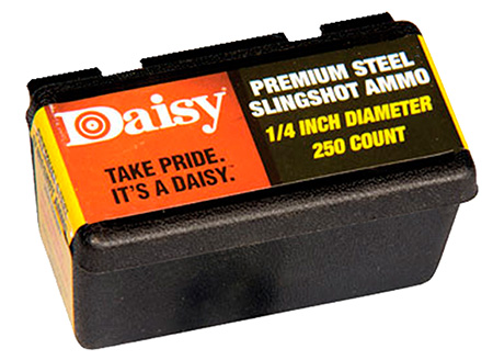 DAISY SLINGSHOT AMMUNTION 1/4" STEEL 250-PACK - for sale
