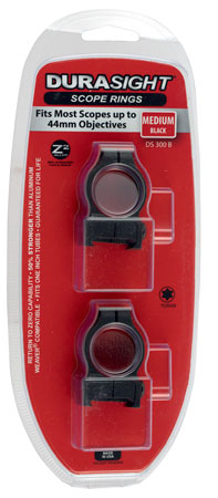 DURASIGHT Z-2 1" SCOPE RINGS MEDIUM BLACK - for sale