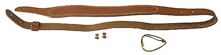 BUTLER CREEK COBRA LEATHER RIFLE SLING 1"X36" BROWN - for sale