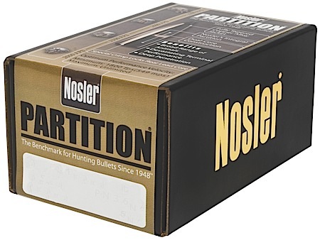 NOSLER BULLETS 6MM .243 95GR PARTITION 50CT - for sale