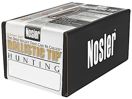 NOSLER BULLETS 6.5MM .264 100GR BALLISTIC TIP 50CT - for sale