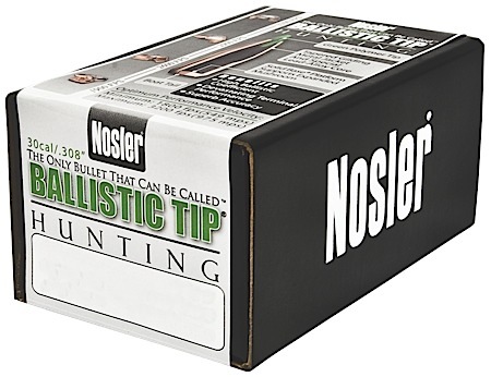 NOSLER BULLETS 30 CAL .308 125GR BALLISTIC TIP 50CT - for sale