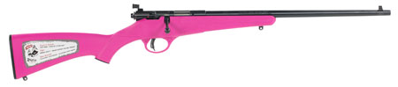 SAVAGE RASCAL YOUTH SINGLESHOT .22LR ACCU TRIGGER BLUED/PINK - for sale