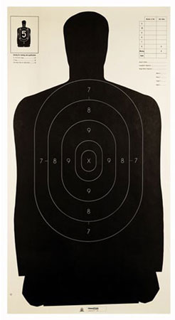 CHAMPION TGT PAPER 24"X45" B27 POLICE TARGET 100PK - for sale