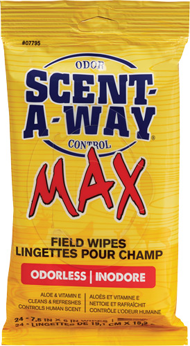 HS SCENT ELIMINATION FIELD WIPES SCENT-A-WAY MAX 24PK - for sale
