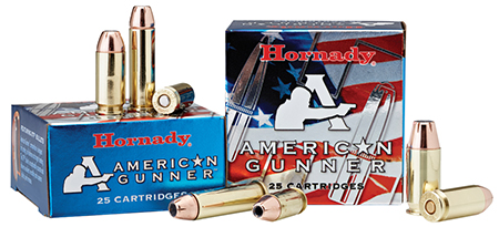HORNADY AMERICAN GUNNER 124GR 25RD 10BX/CS 9MM LUGER+P XTP - for sale