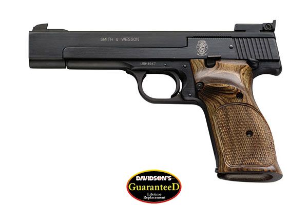 S&W 41 .22LR 5.5" HB AS 10SH-ATS-TS-DT BLUED WOOD - for sale