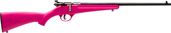 SAVAGE RASCAL YOUTH SINGLESHOT .22LR ACCU TRIGGER BLUED/PINK - for sale