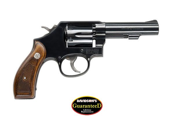 S&W 10 CLASSIC .38SPL+P 4" FS BLUED ROUND BUTT WOOD - for sale