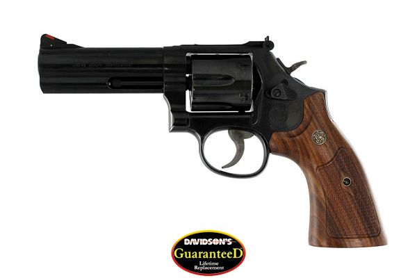 S&W 586 CLSC 357MAG 4" 6RD RR/WO WD - for sale