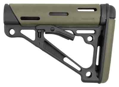 HOGUE AR-15 COLLAPSIBLE STOCK OD GREEN RUBBER MIL-SPEC - for sale
