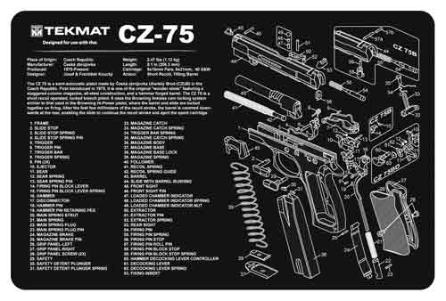 tekmat - TEKR17CZ75 - TEKMAT CZ-75 - 11X17IN for sale