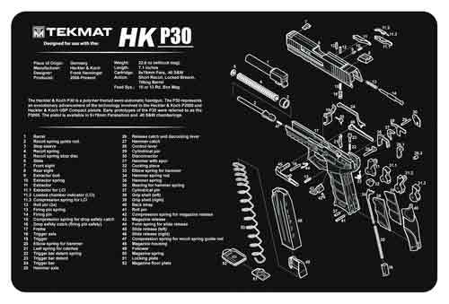 TEKMAT PISTOL MAT H&K P30 - for sale