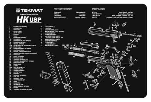 tekmat - Original Cleaning Mat - TEKMAT H&K USP - 11X17IN for sale