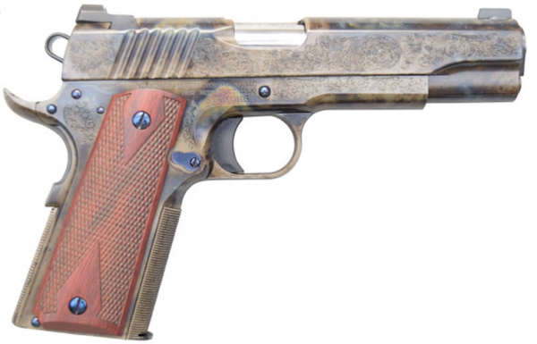 STAND MANU 1911 45 ACP CASE COLORED #1 ENGRAVING - for sale
