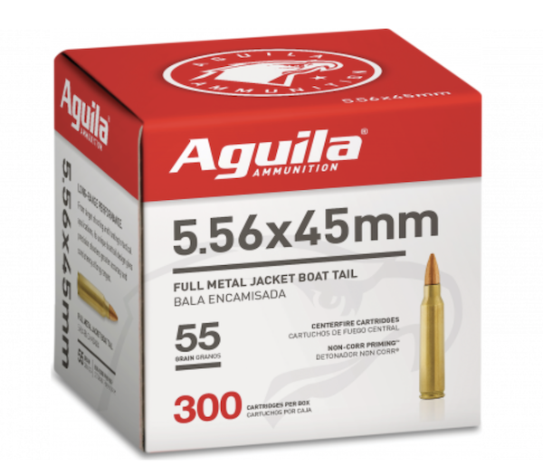 AGUILA 5.56X45MM 62GR GREENTIP 300RD 4BX/CS - for sale