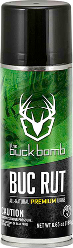 BUCK BOMB DEER LURE BUC RUT 6.5 OZ AEROSOL - for sale