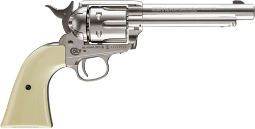 RWS COLT SAA PEACEMAKER AIR PISTOL .177/BB CO2 NICKEL - for sale