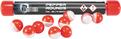 UMAREX T4E P2P .68 CAL. PEPPER BALL RED/WHITE 10-PACK - for sale