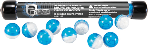 UMAREX T4E P2P .68 CAL. POWDER BALL BLUE/WHITE 10-PACK - for sale