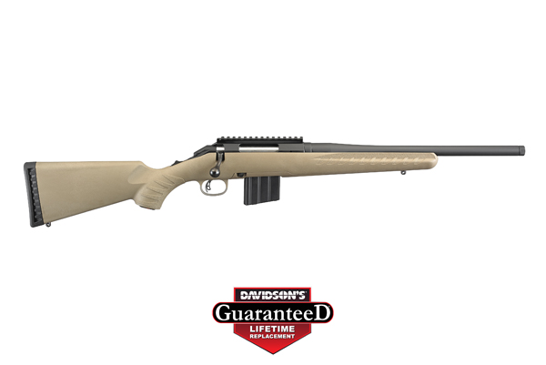 RUGER AMERICAN COMPACT RANCH FDE .350 LEGEND 16.38" THREADE - for sale