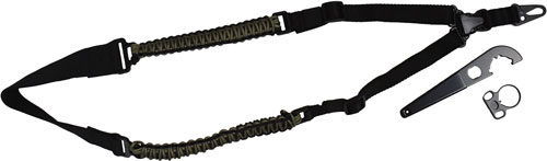 TOC TACTICAL PARACORD SLING w/ ADAPTER & WRENCH SINGLE PT - for sale