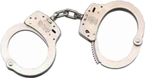 S&W 100 HANDCUFFS NICKEL - for sale