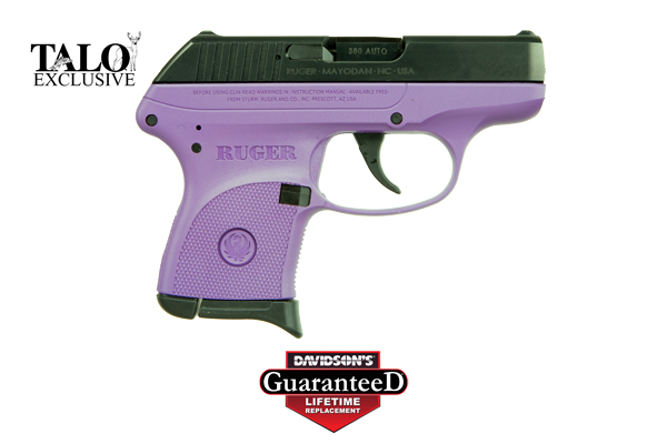 RUGER LCP .380ACP 6-SHOT FS BLUED/PURPLE POLYMER (TALO) - for sale