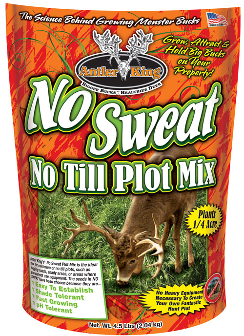 ANTLER KING NO-SWEAT NO-TILL 1/4 ACRE 4.5LB SPRING/FALL - for sale
