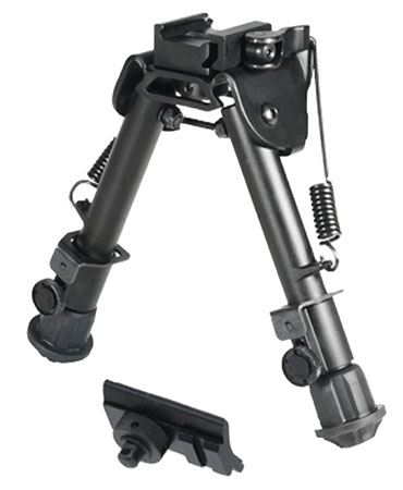 UTG BIPOD TACTICAL OP 5.9-7.3" PICATINNY MOUNT W/STUD ADAPTER - for sale