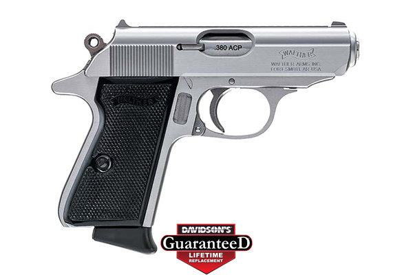 WAL PPK 380ACP 3.3" 6RD STAINLESS - for sale
