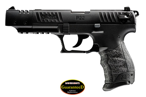 WALTHER P22 CA TARGET .22LR 5" 10-SHOT BLACK POLYMER THREADED - for sale