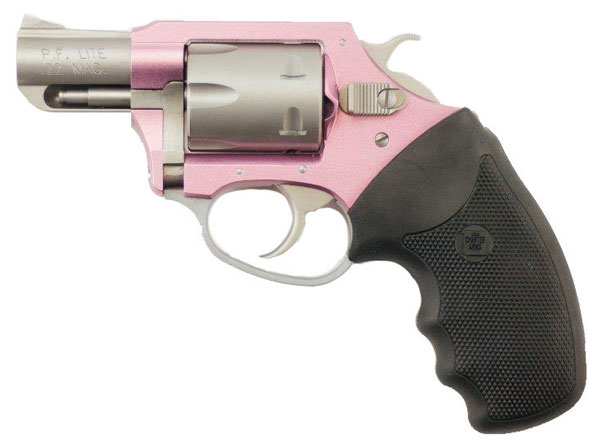 CHARTER ARMS PINK LADY .22WMR 2" PINK/SS RUBBER - for sale
